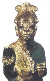 Бог Элохим Бронза, золото. XIV век до н. э
